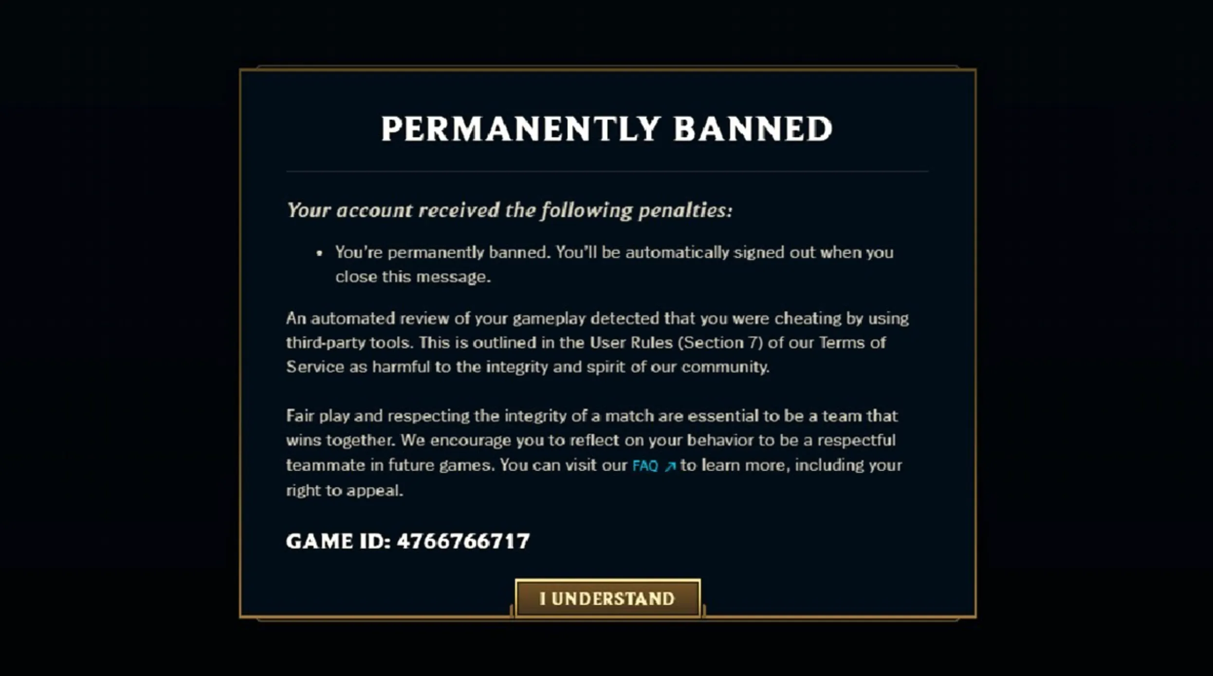 All League of Legends Ban Reasons
